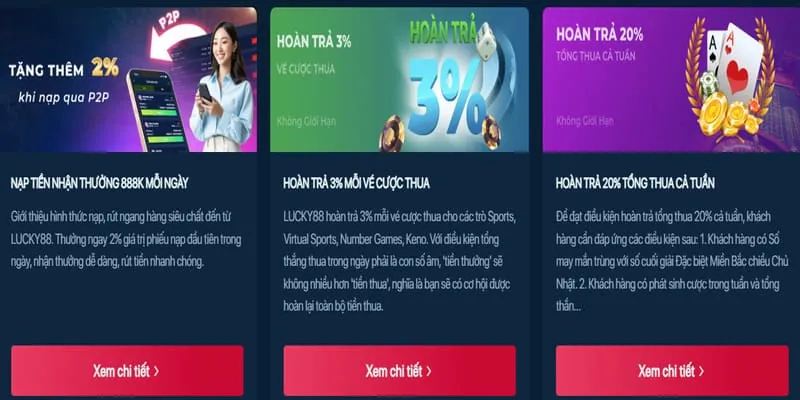 Khuyến mãi nạp tiền hàng ngày cho game nổ hũ